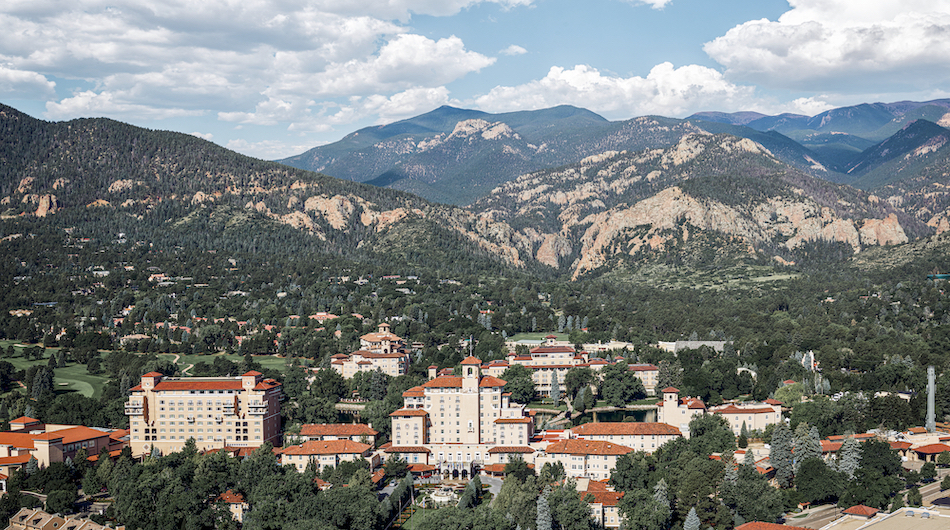 Colorado Springs in the daytime from a local trail.